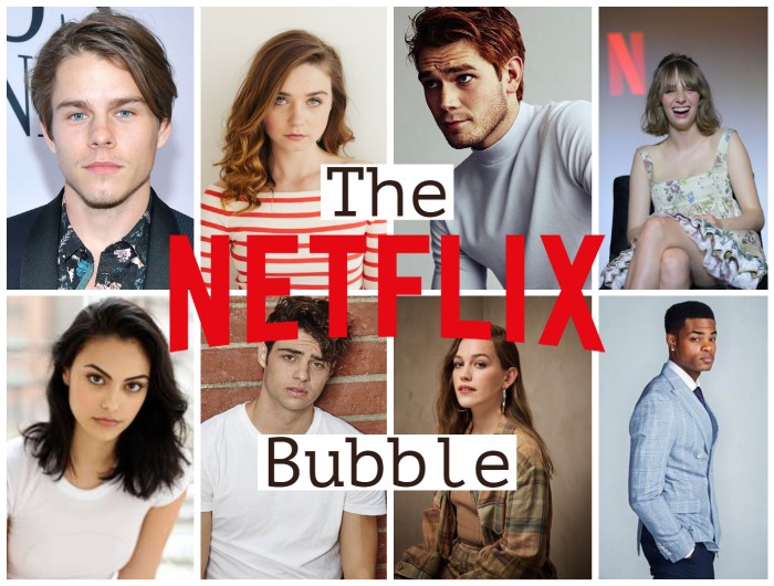 Actors all in the Netflix Bubble who have been in multiple Netflix projects. Photos courtesy of IMDB. 