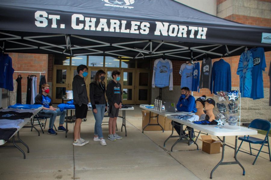 In the fall, the School Store held an outdoor tent sale and they hope to have another in the spring.