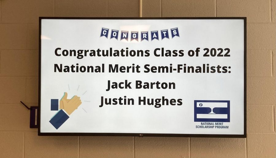 The NMSQT semi-finalists were celebrated by North. 