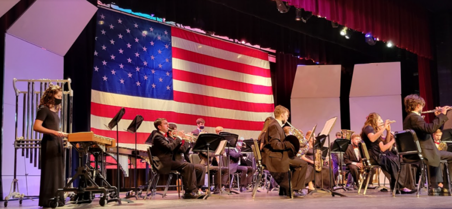 Musicians+play+at+the+Veterans+Concert+on+Nov.+11.