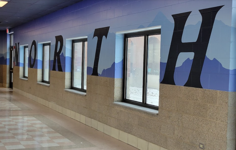 Gallery: North Beautification Committee Paints the Link Hallway