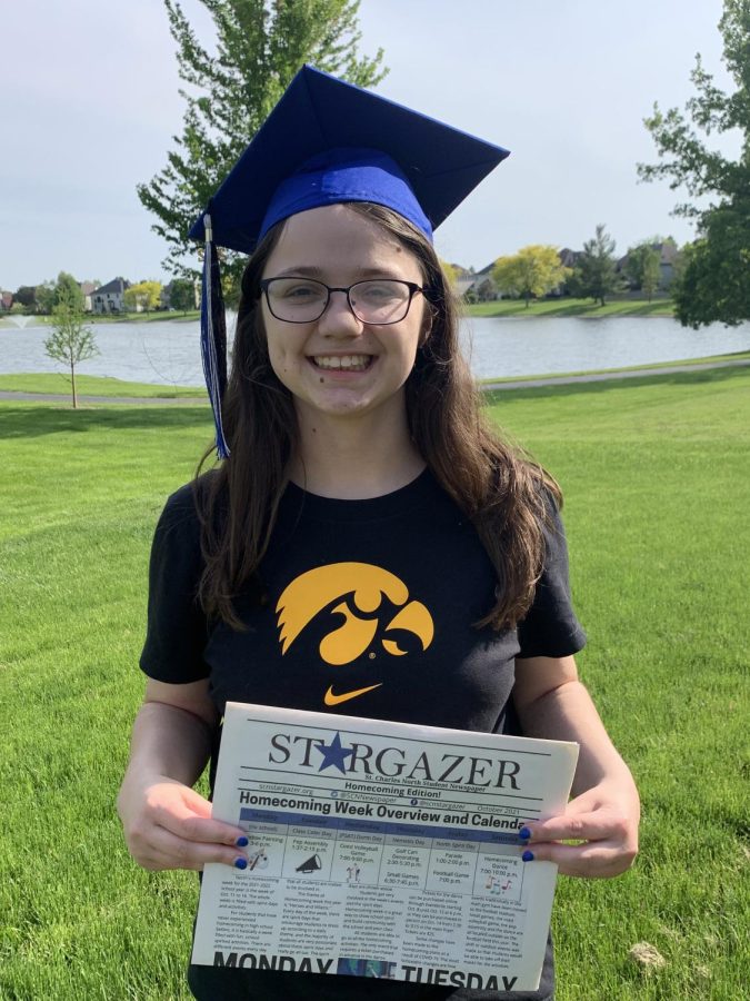 Bridget Nelis will be attending University of Iowa next school year.