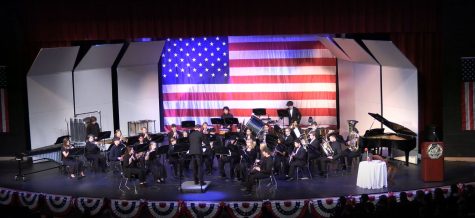 Wind Symphony performs at the annual Veterans Day Concert.
