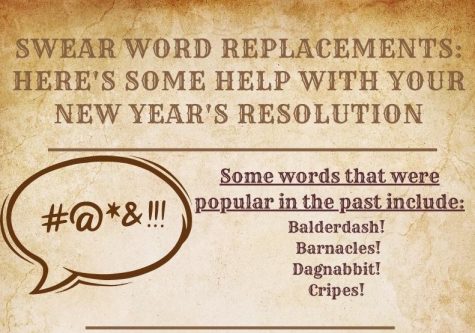 Swear Word Replacements: Infographic to Help with New Years Resolutions