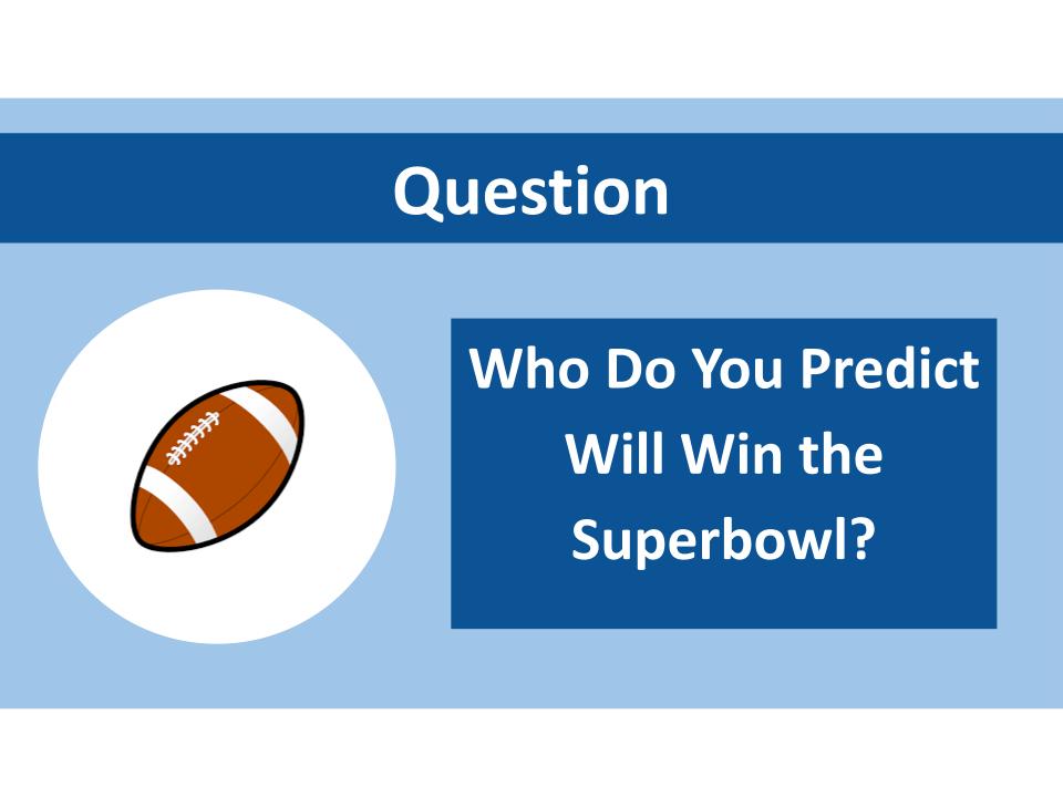 Gallery: Who Do You Predict Will Win the Superbowl?