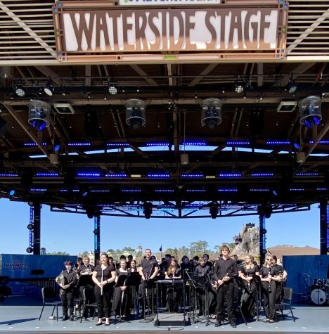 The band performed on the Waterside Stage at Disney Springs.