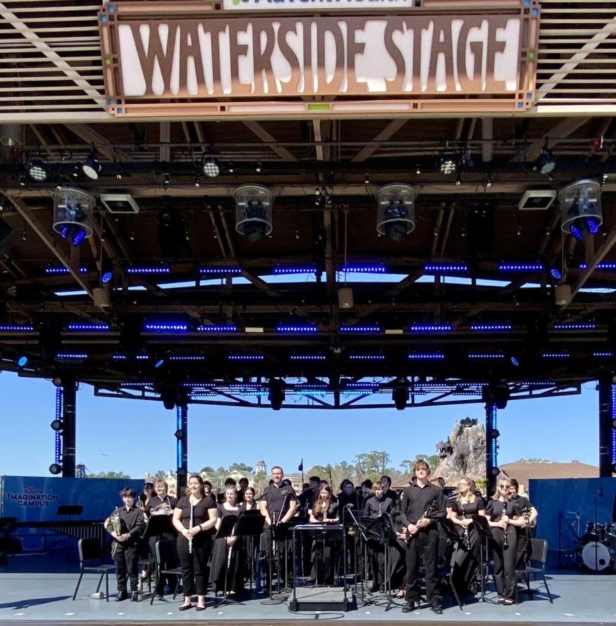 The band performed on the Waterside Stage at Disney Springs.
