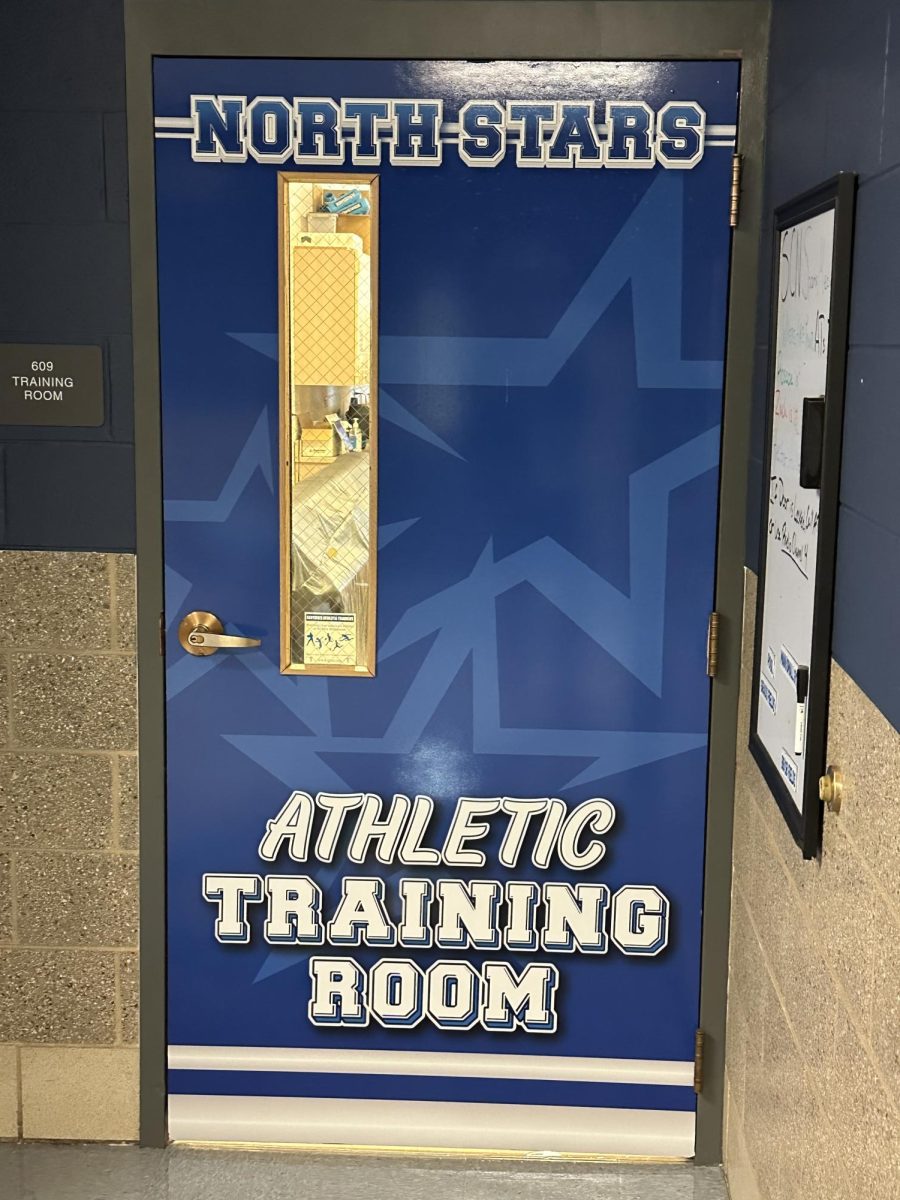 Students now have opportunities to work as aids to Norths athletic trainers.