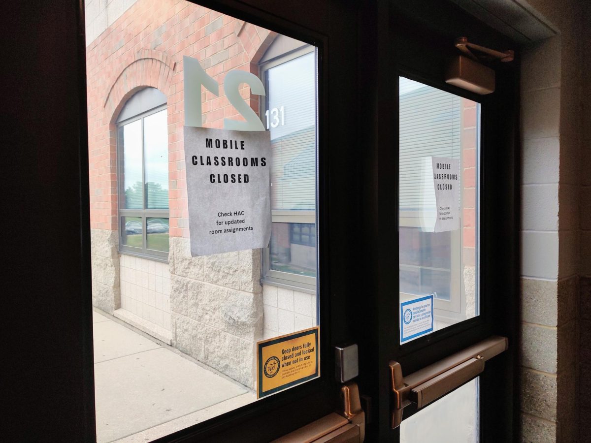 Norths mobile classrooms were shut down on Aug. 15 due to positive mold tests.