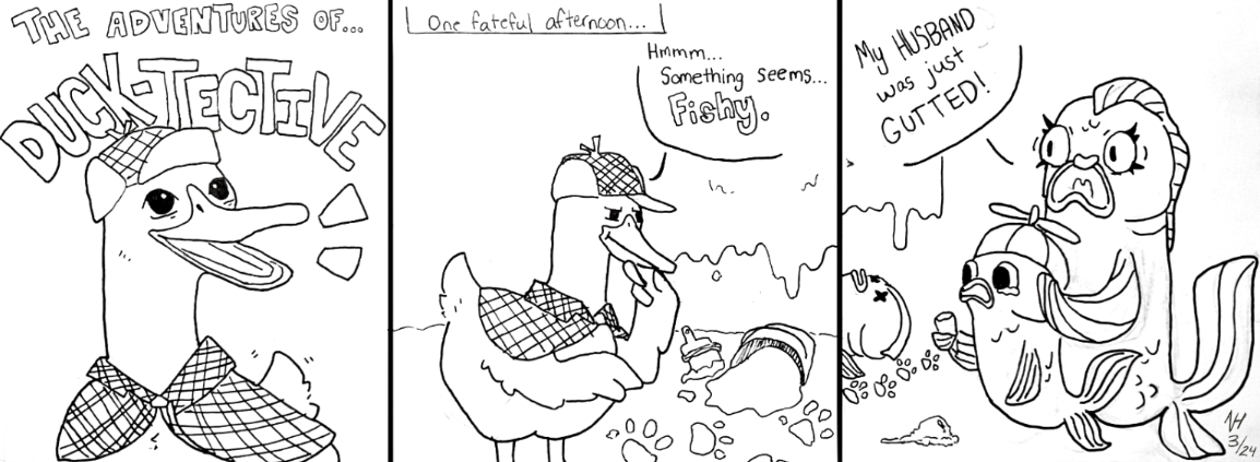 [SATIRE] Comic: The adventures of Duck-Tective