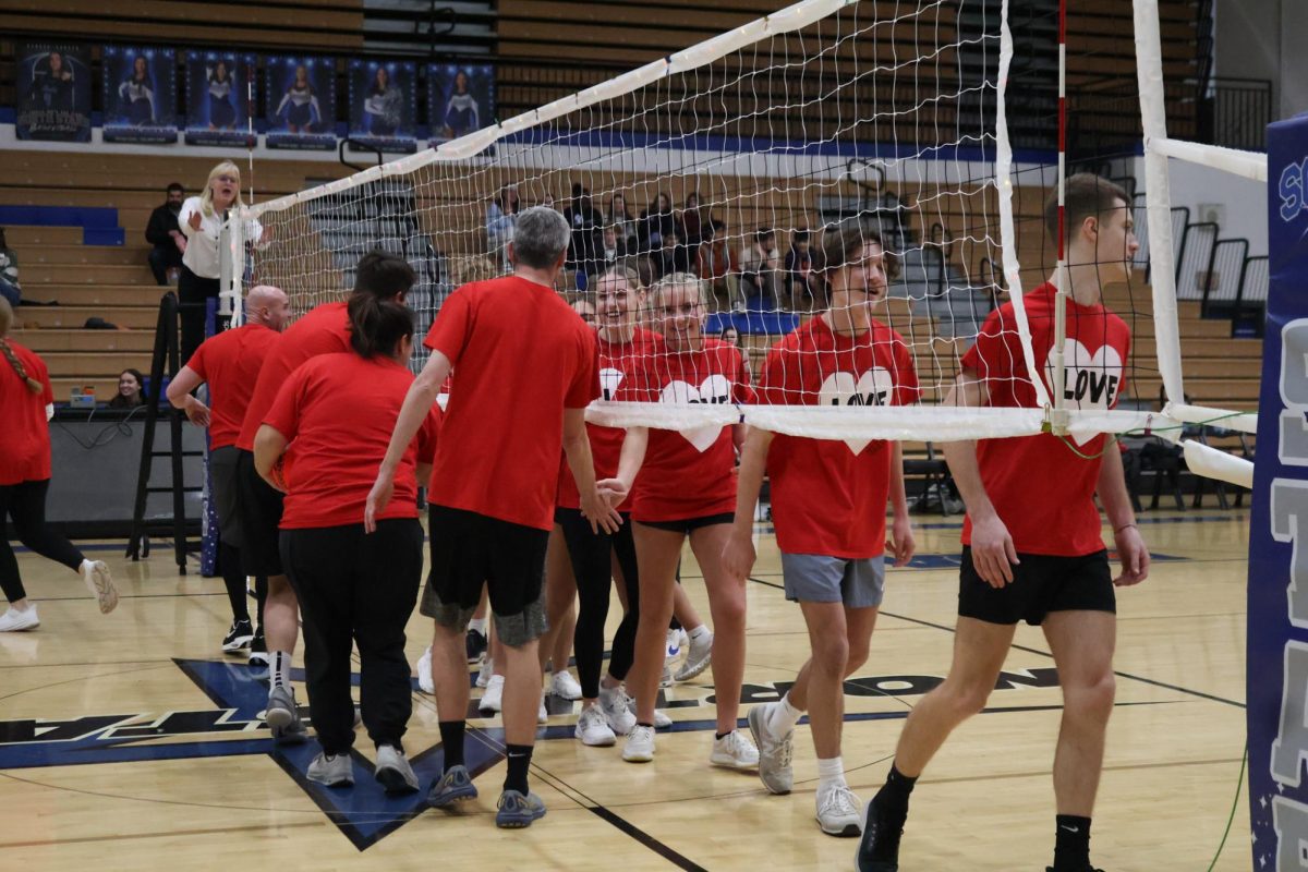 Gallery: staff vs. student volleyball game