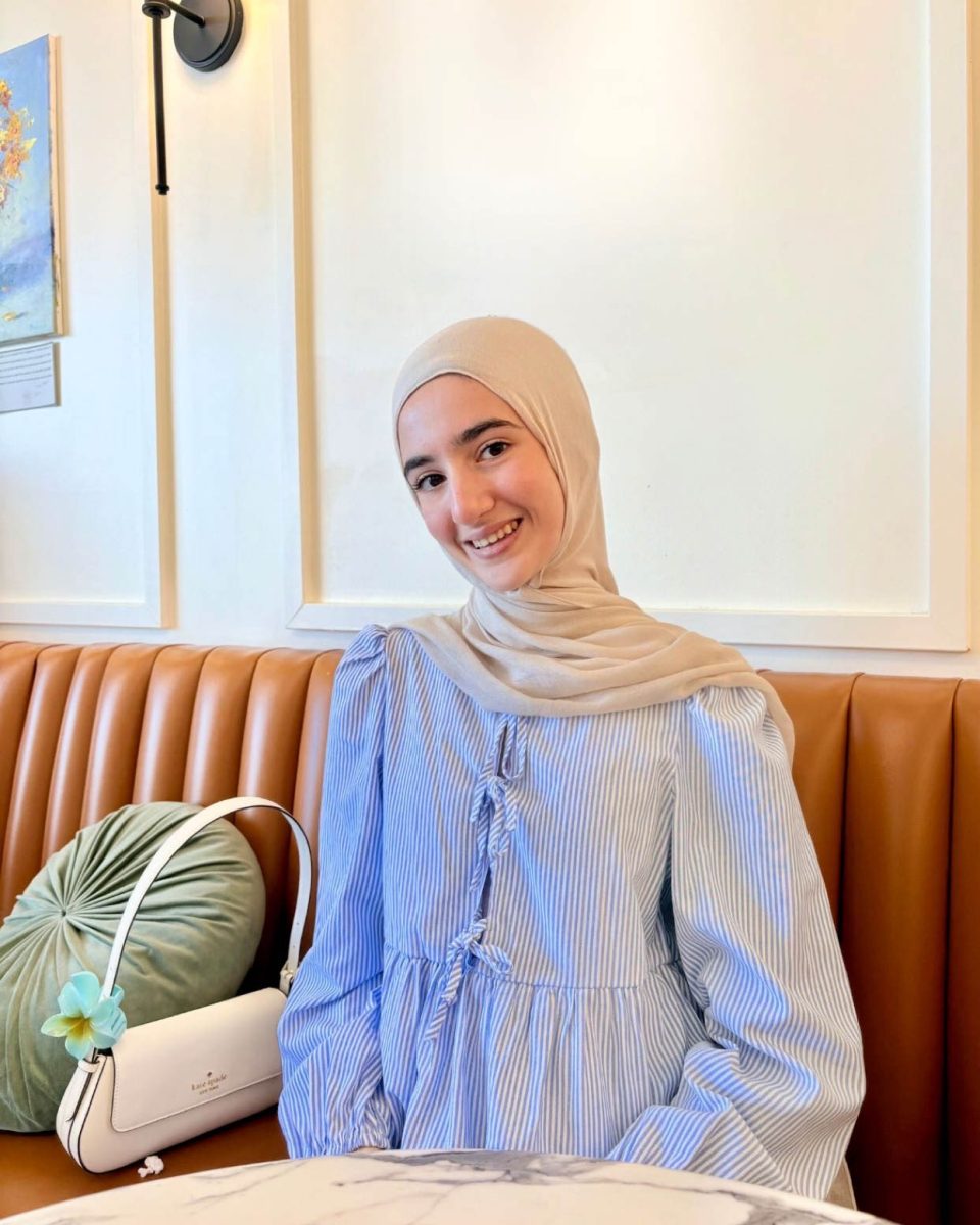 Nour Belhandouz, senior and 2025-2026 Student Body President.