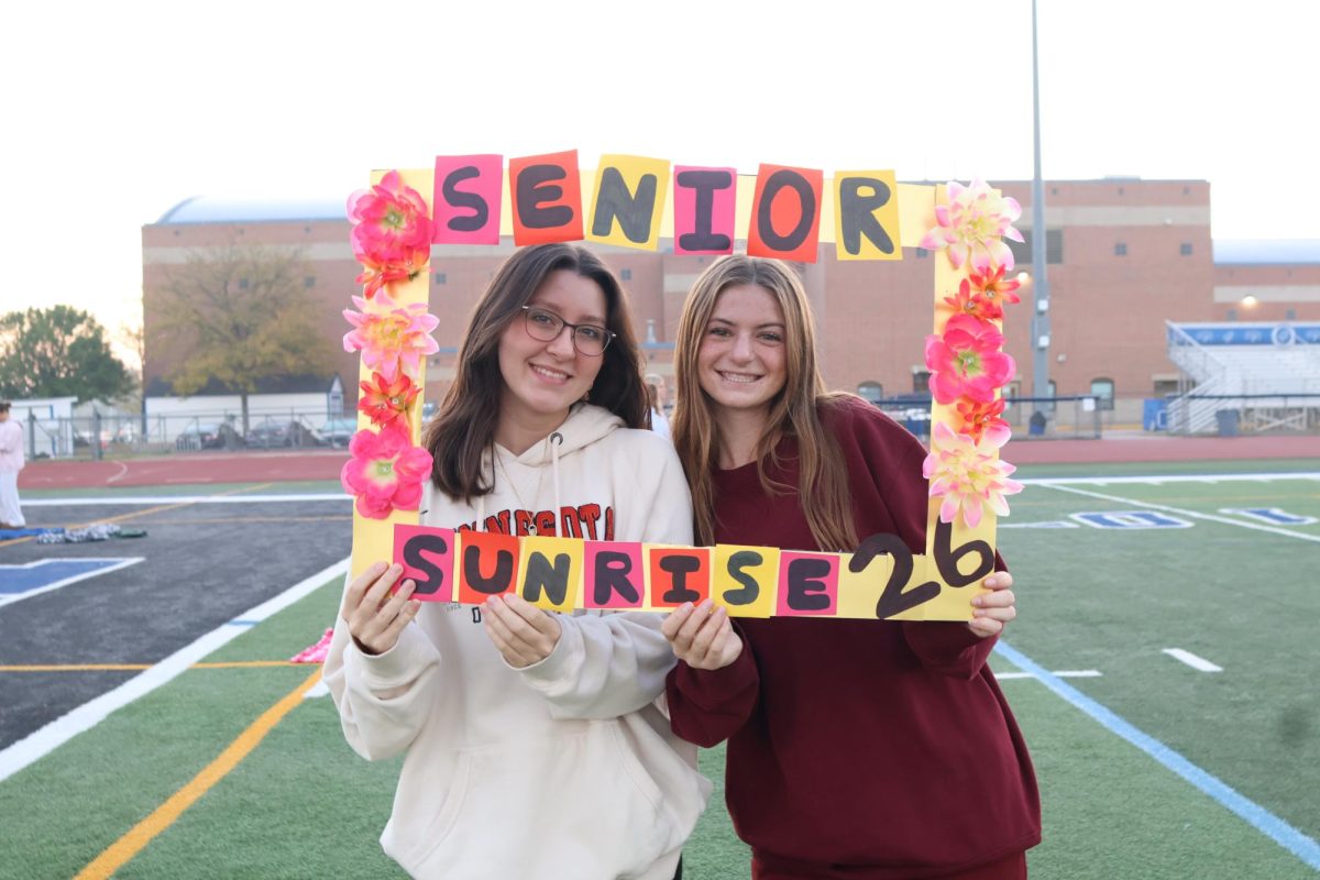 Abby Potts and Reese Thomas, seniors