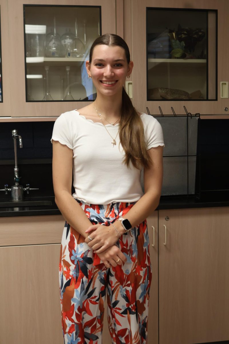 New biology teacher Sara Waters