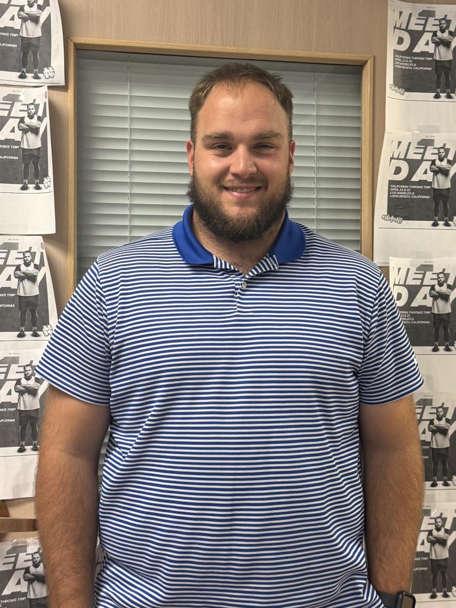 Riley Hughes, new assistant athletic trainer