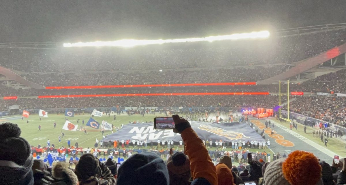 Bears fans excited at the Bears vs. Rams pregame show