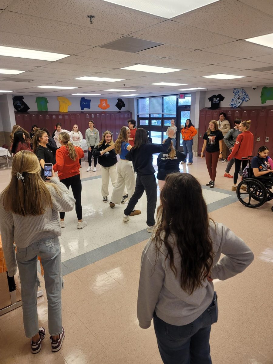 Team Polaris practices choreographed dance at rehearsal in preparation for Project Dance: Bloom.