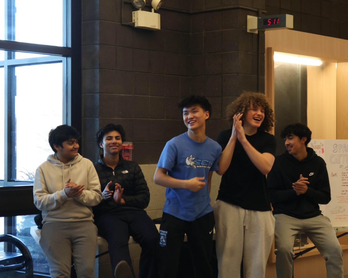 Juniors Michael Li, Alexander Jones and Mustafa Abdallah and sophomores Ved Bhagat and Ryyhan Essani