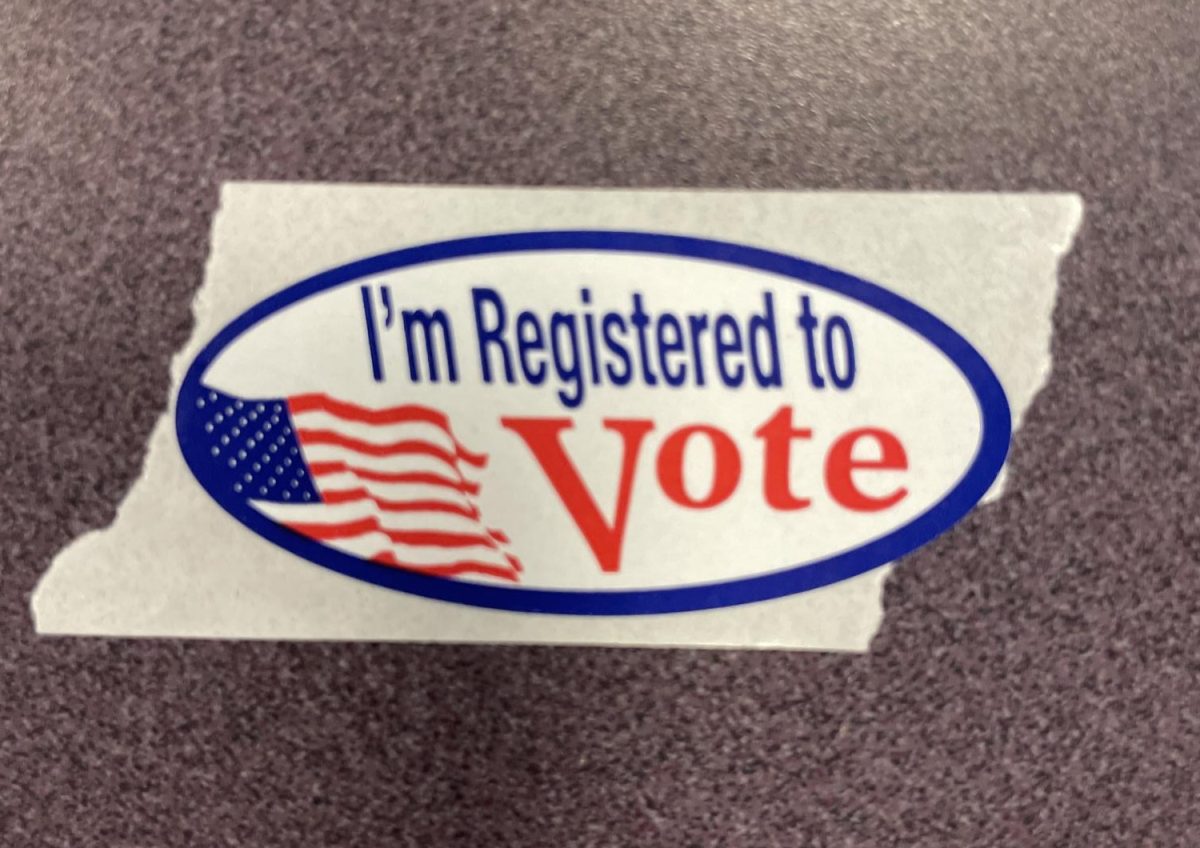 Typically, people receive stickers when they register to vote or cast a vote. 