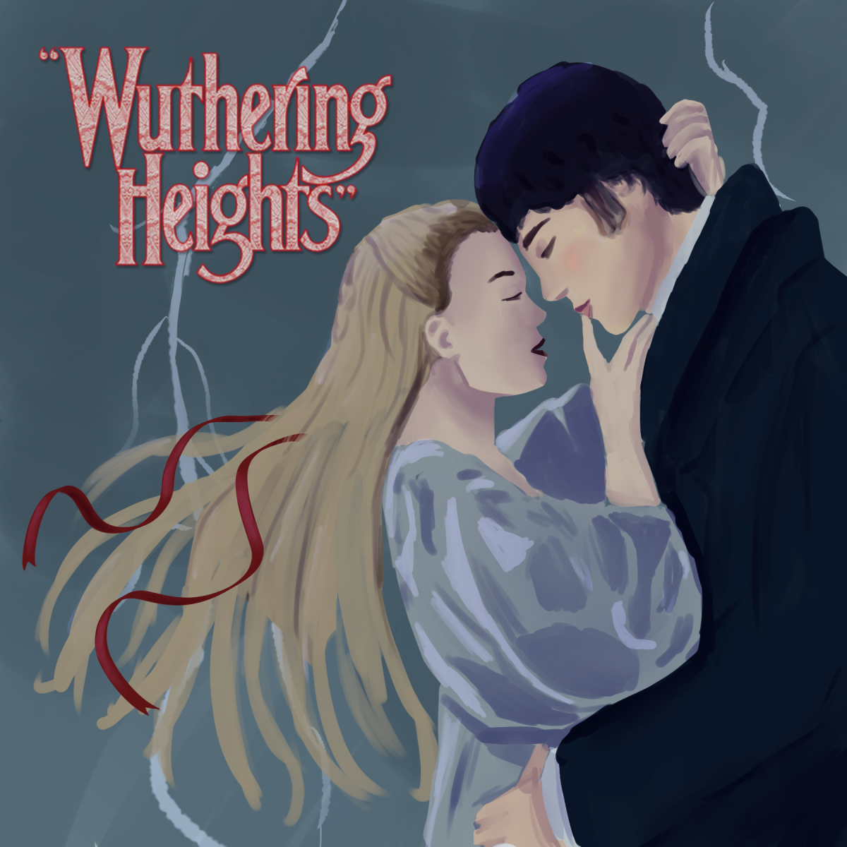 Main characters of "Wuthering Heights" as portrayed in the movie. 