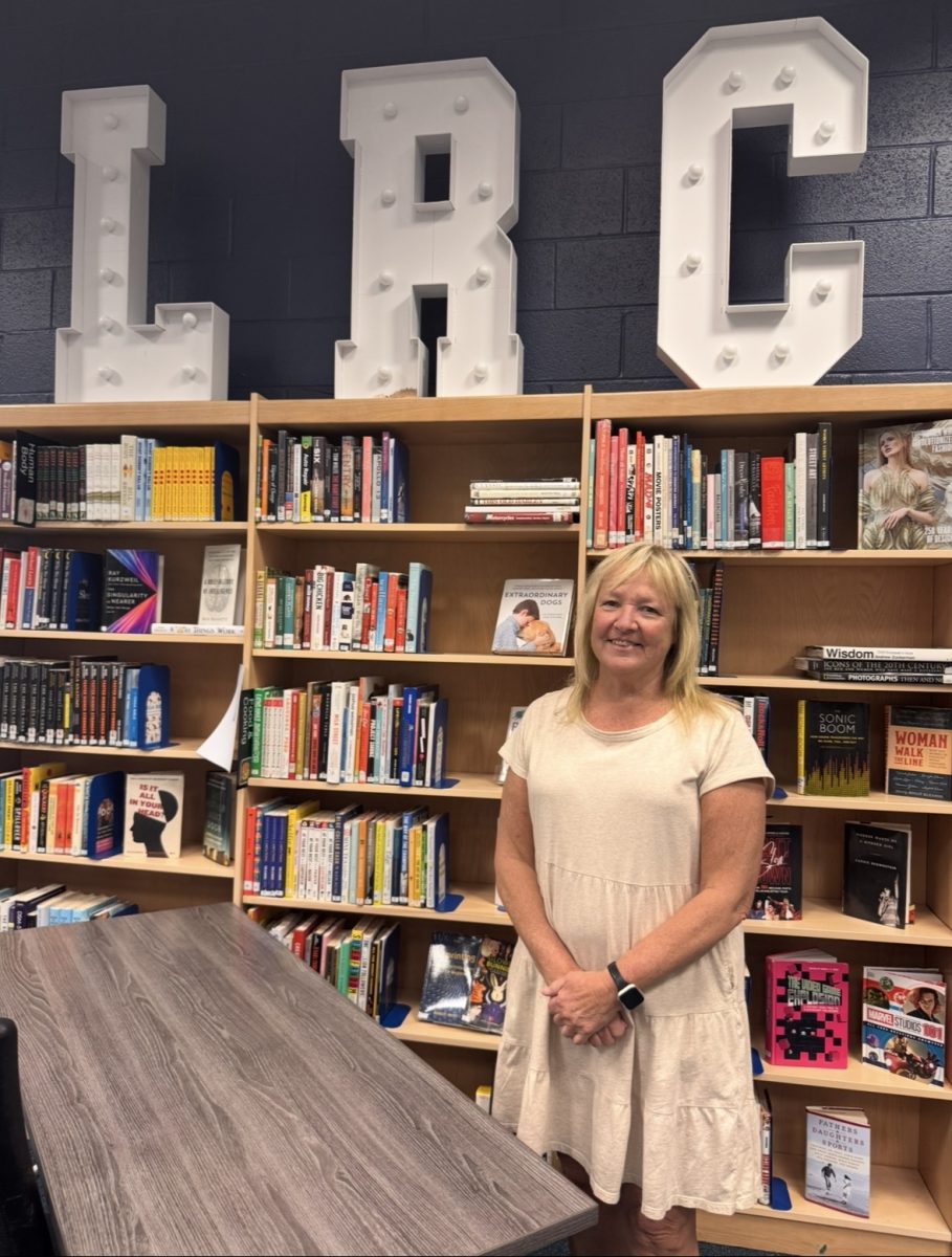Sandy Serewicz is retiring after 14 years working in North's LRC.